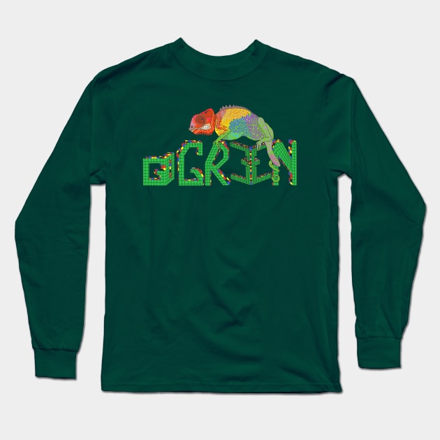 Go Green Long Sleeve T-Shirt by MisconceivedFantasy